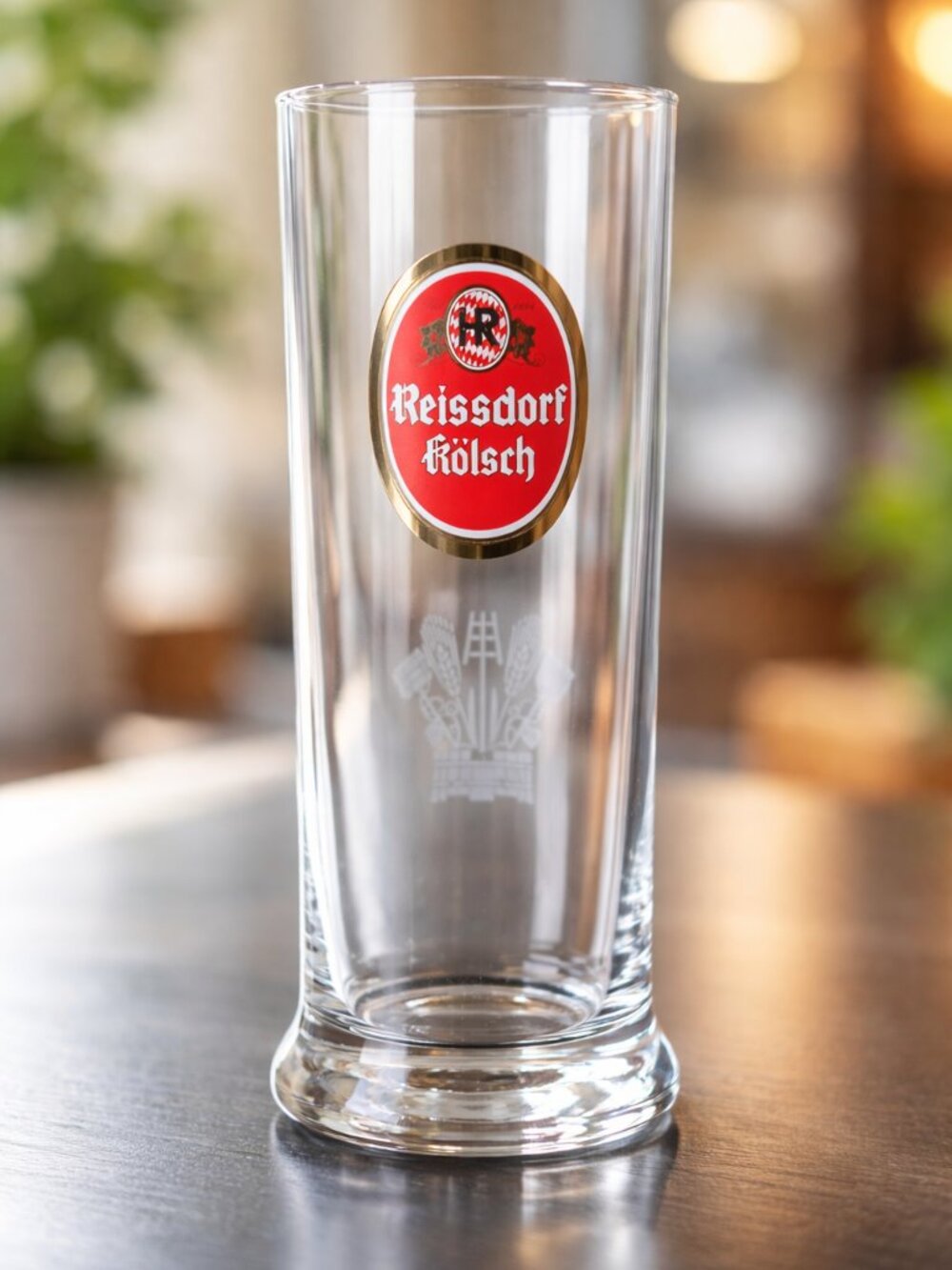 RARE Reissdorf Kölsch 0.4L Etched Crest Glass NEW - Picture 2 of 5